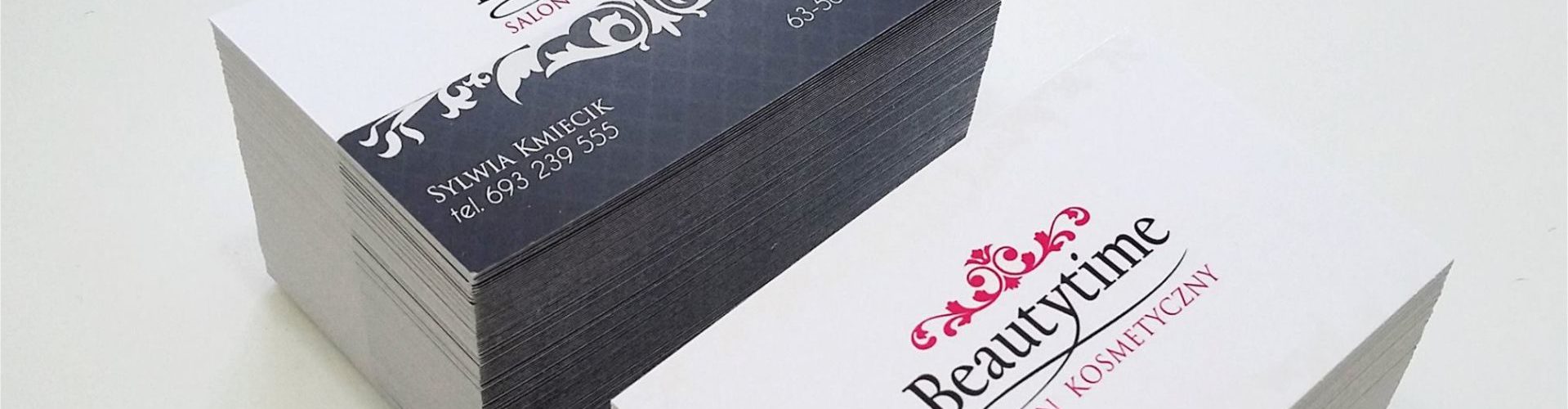 Wizytówki karty rabatowe